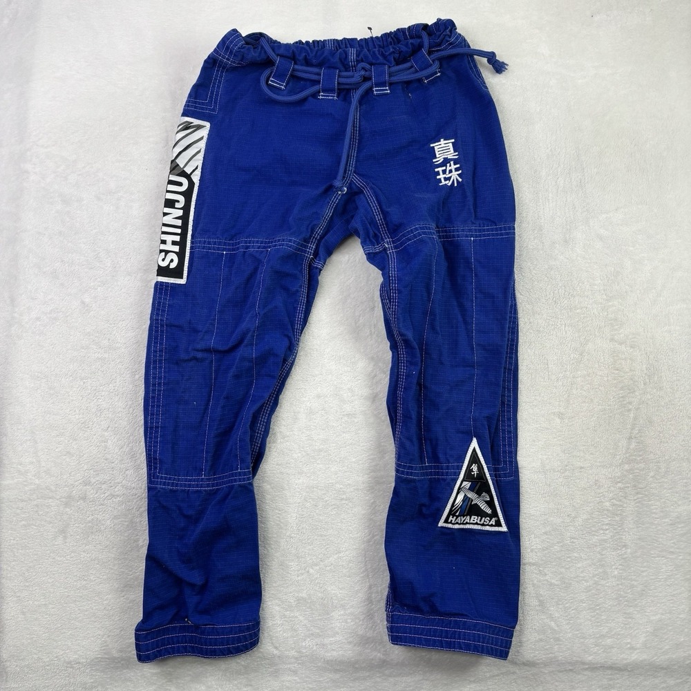 Hayabusa Blue MMA Gi Kimono Pants Jiu Jitsu Size A0 Martial Arts